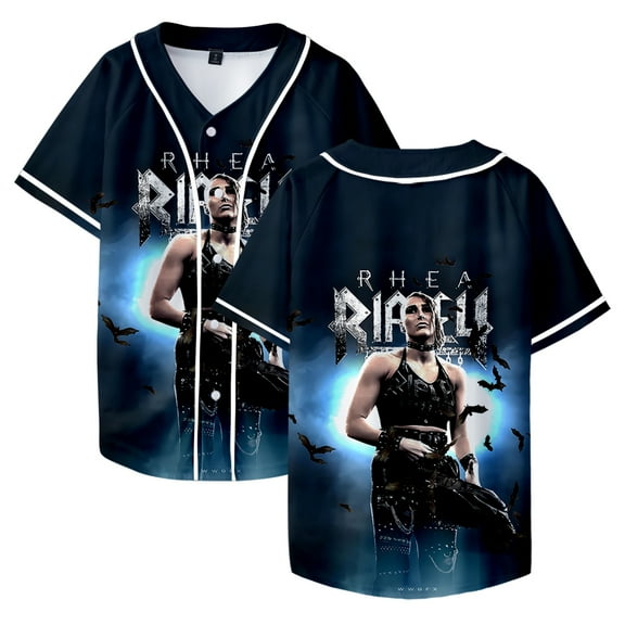 Rhea Ripley Merch 3D Baseball Jersey Shirts Summer Men/Women Tshirt Shirt