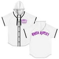 thumbnail image 1 of Rhea Ripley Merch Hooded Baseball Jersey Short Sleeve Shirt Women Men Crewneck Tee, 1 of 2