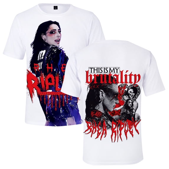 Rhea Ripley Merch Shirt Vintage Unisex Tops Tee Jersey Outdoor Fashion Tee y2k Top