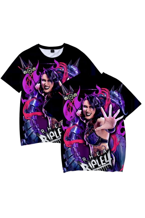 Rhea Ripley Merch Shirt Vintage Unisex Tops Tee Outdoor Fashion Tee y2k Top