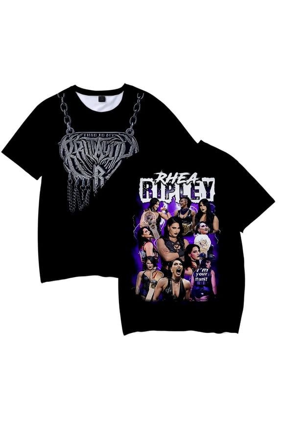 Rhea Ripley Merch Shirt Vintage Unisex Tops Tee Outdoor Fashion Tee y2k Top