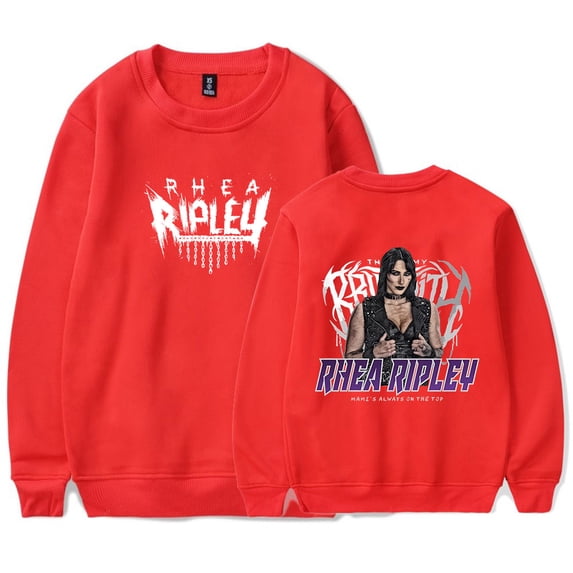 Rhea Ripley Merch Sweatshirt Women Men Casual Crewneck Long Sleeve Pullover Clothes