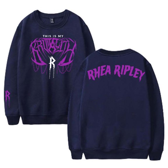Rhea Ripley Merch Sweatshirt Women Men Casual Crewneck Long Sleeve Pullover Clothes