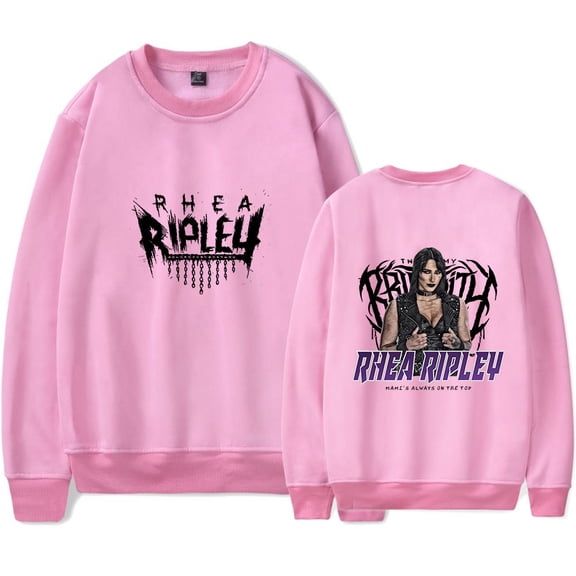 Rhea Ripley Merch Sweatshirt Women Men Casual Crewneck Long Sleeve Pullover Clothes