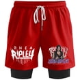 thumbnail image 1 of Rhea Ripley Merch Sweatshorts Women Men Casual Short Basketball Pants Outdoor Sportwear, 1 of 3