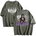 thumbnail image 1 of Rhea Ripley Merch T-Shirt Cotton Wash Tee Women Men Short Sleeve Crewneck Tee, 1 of 3