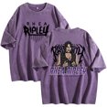 thumbnail image 1 of Rhea Ripley Merch T-Shirt Cotton Wash Tee Women Men Short Sleeve Crewneck Tee, 1 of 3