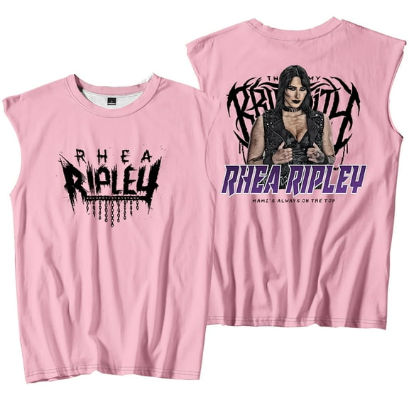 Rhea Ripley Merch Tank Tops Sleeveless Sport Vest Women Men Outdoor Sportwear