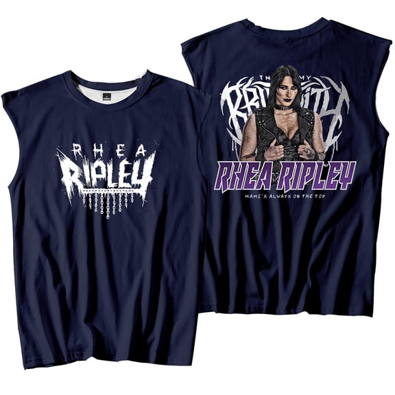 Rhea Ripley Merch Tank Tops Sleeveless Sport Vest Women Men Outdoor Sportwear