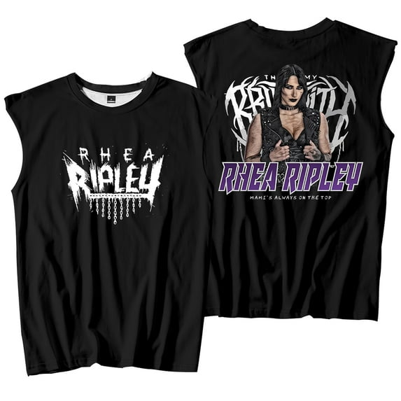 Rhea Ripley Merch Tank Tops Sleeveless Sport Vest Women Men Outdoor Sportwear