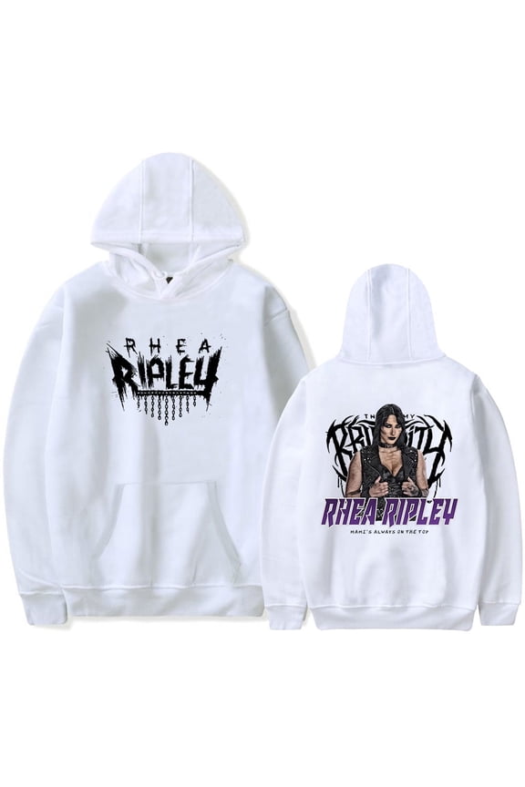 Rhea Ripley Merch Unisex Hoodie, Casual Long Sleeve Fashion Pullover Sweatshirt for Men and Women