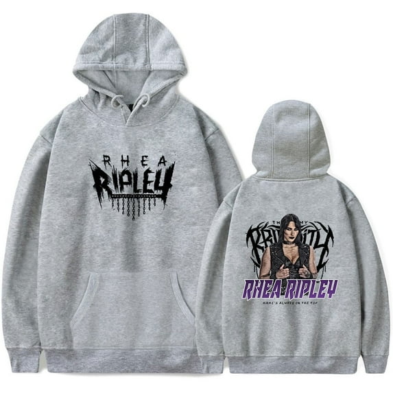 Rhea Ripley Merch Unisex Hoodie, Casual Long Sleeve Fashion Pullover Sweatshirt for Men and Women