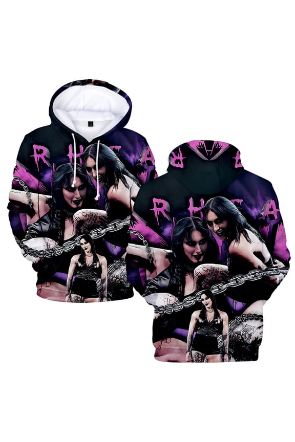 Rhea Ripley Merch Unisex Hoodie Long Sleeve Unisex Pullover Clothing Oversized Outdoor Kids Sweatshirt