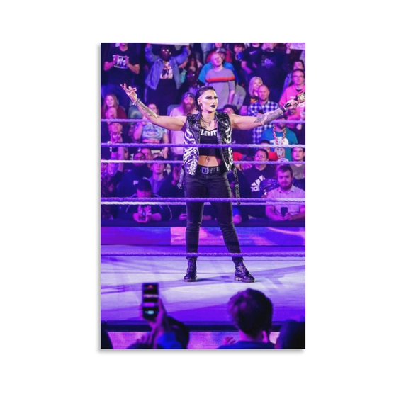 Rhea Ripley Poster, Canvas Wall Hanging Art Painting, Artwork Print for Home Decor Bedroom Living Room Dorm, Unframe