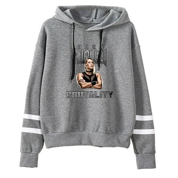 Rhea Ripley Pullover Hoodie Unisex Long Sleeve Pocketless Fashion Sweatshirt