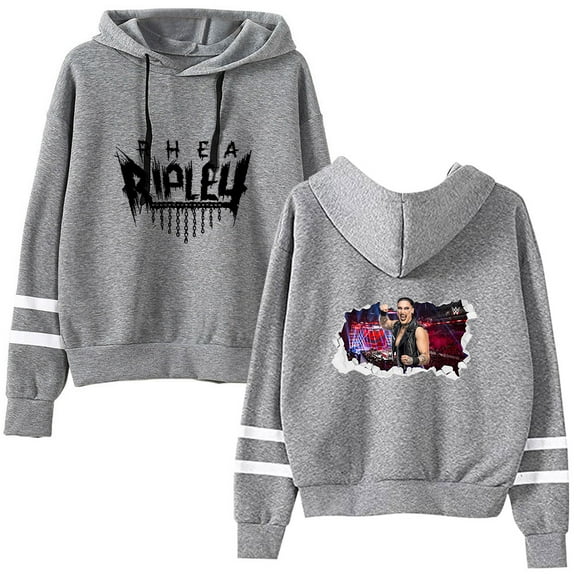 Rhea Ripley Pullover Hoodie Unisex Long Sleeve Pocketless Fashion Sweatshirt