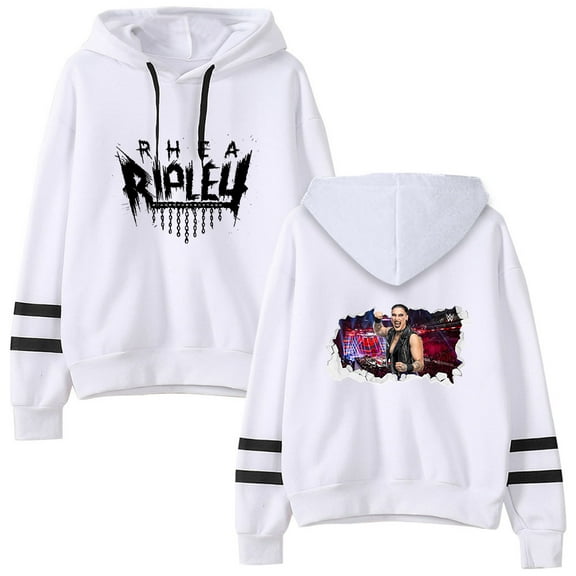 Rhea Ripley Pullover Hoodie Unisex Long Sleeve Pocketless Fashion Sweatshirt