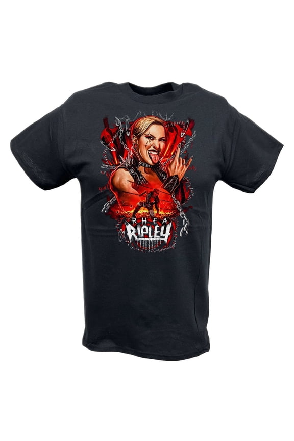 Rhea Ripley Rockstar Chains T-shirt