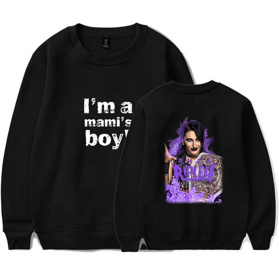 Rhea Ripley Sweatshirt Merch Women Men Casual Crewneck Long Sleeve Pullover Clothes