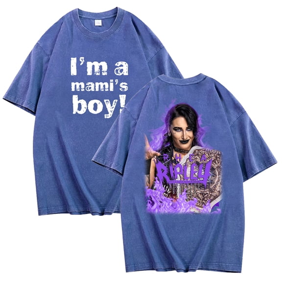 Rhea Ripley T-Shirt Cotton Wash Tee Merch Women Men Short Sleeve Crewneck Tee