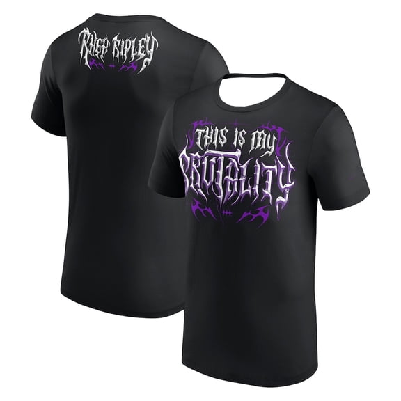 Rhea Ripley This Is My Brutality Logo T-shirt Crewneck Short Sleeve Sport Tee Men Women Streetwear Tops
