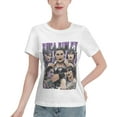 thumbnail image 1 of Rhea Ripley Womens T-Shirt Cotton Womens Summer Tops Round Neck T-Shirts Short-Sleeve T-Shirt, 1 of 3