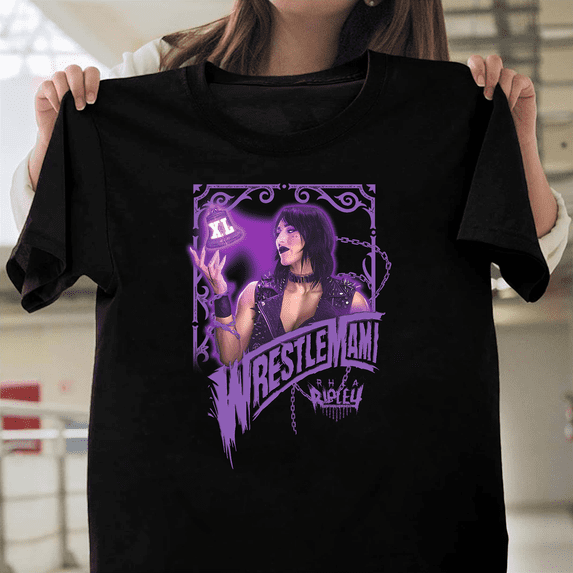 Rhea Ripley WrestleMania 40 Mami Judgment Day WWE Womens World Champion V40059 Unisex T-Shirt, Size Up to 5XL