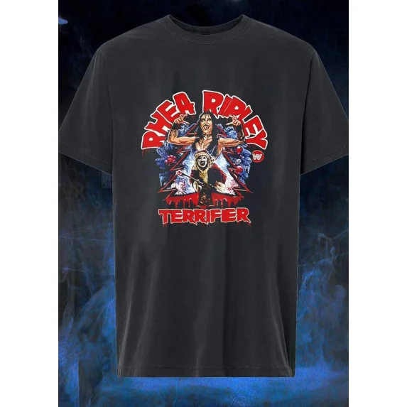 Rhea Ripley and Terrifier Christmas Holiday Unisex T-Shirt