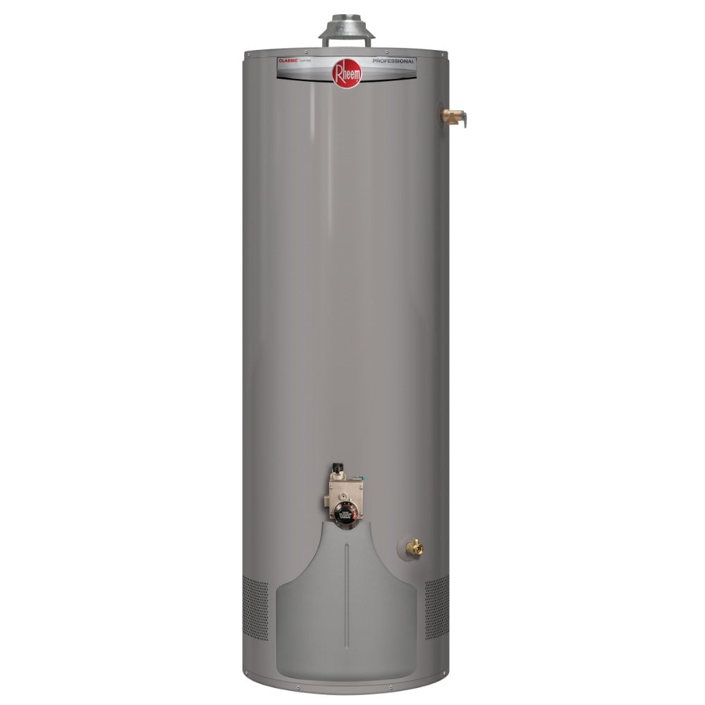 Rheem 3584631 Professional Classic Ultra Low Nox 40 Gal. Tall 6-Year Natural Gas Tank Water Heater With Top T And P Valve
