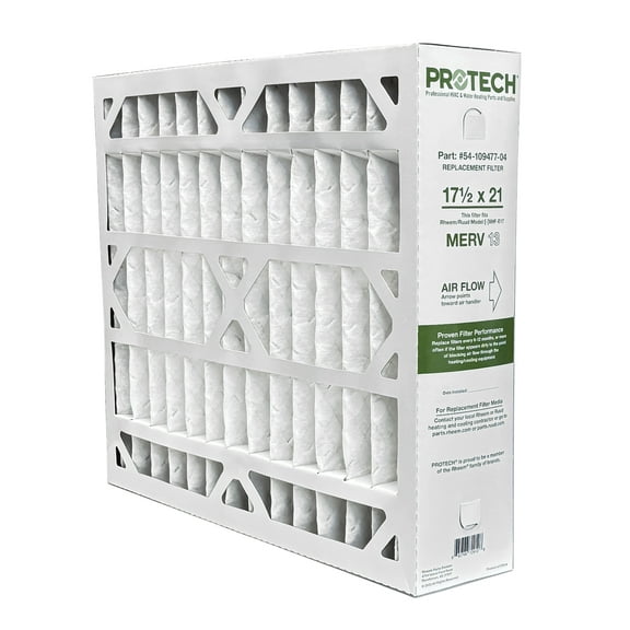 Rheem 54-109477-04 - 17.5" x 21" x 5" Exact-Fit Filter for Air Cleaner XHF-E17M13, MERV 13