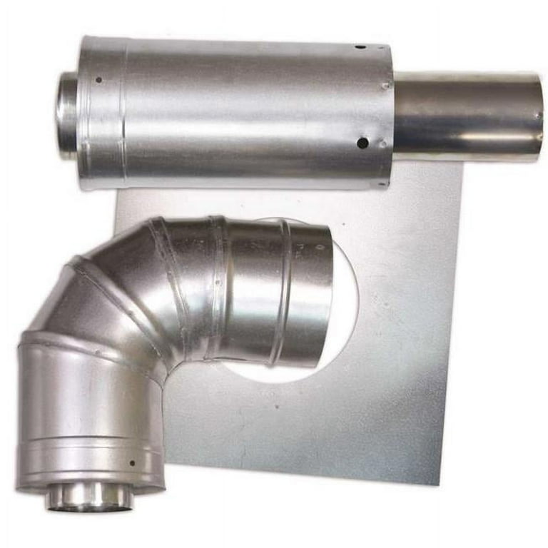 3 in. x 5 in. Horizontal Stainless Steel Concentric Termination Vent Kit for Mid Efficiency Tankless Gas Water Heaters 3 in. x 5 in. Horizontal Stainless Steel Concentric Termination Vent Kit for Mid Efficiency Tankless Gas Water Heaters