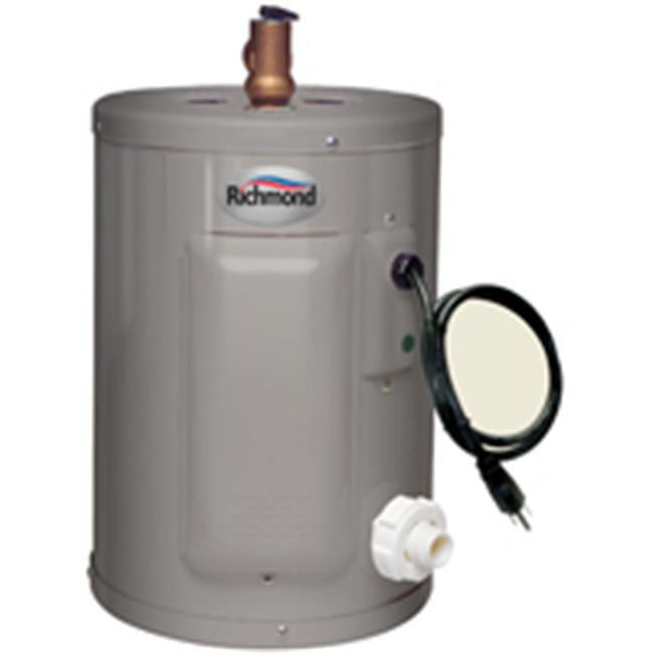 Richmond Essential 6EP2-1 Electric Water Heater, 2.5 gal Tank, 120 V, 1/2  in Water Connection - Walmart.com
