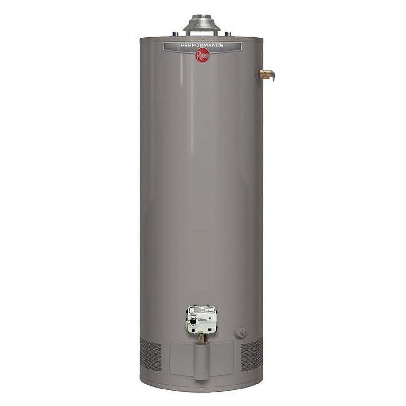 Rheem XG50T06EC38U1 50 gal 38K BTU Natural Gas Power Vent Tall Water Heater  - Walmart.com