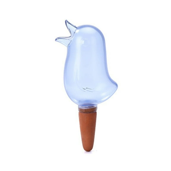 Rheen Automatic Flower Watering Device, Bird Selfservice Lazy Watering Device, Household Smart Dripper, Water Seepage Device, Blue, 6.7 Inch