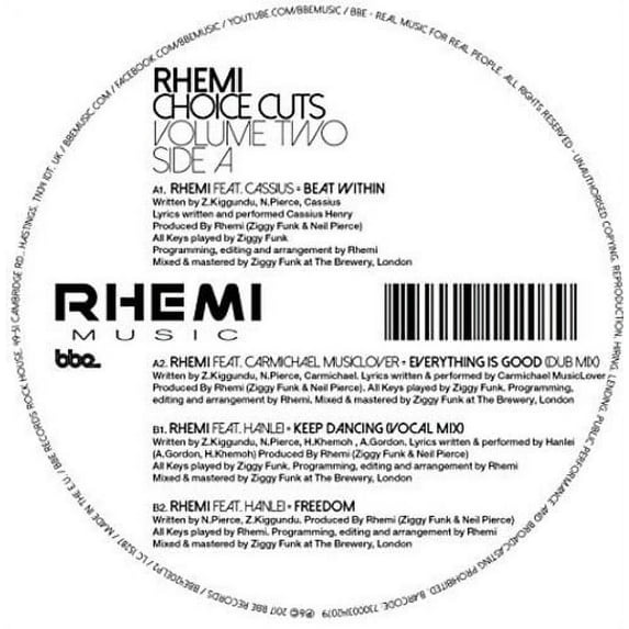 Rhemi - Choice Cuts Vol 2 - Vinyl
