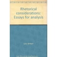 thumbnail image 1 of Pre-Owned Rhetorical considerations: Essays for analysis (Paperback) 0316107832 9780316107839, 1 of 1