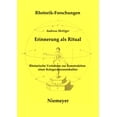 thumbnail image 1 of Rhetorik-Forschungen Erinnerung als Ritual, Book 16, (Paperback), 1 of 1