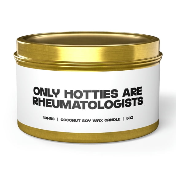 Rheumatologist Rheumatology Graduation Tin Candle Gift Decor Vanilla Coffee
