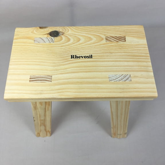 Rhevosi Furniture made of wood Natural Solid Wood End Table Height Stool for Kitchen, Bedroom, Living Room, and Office