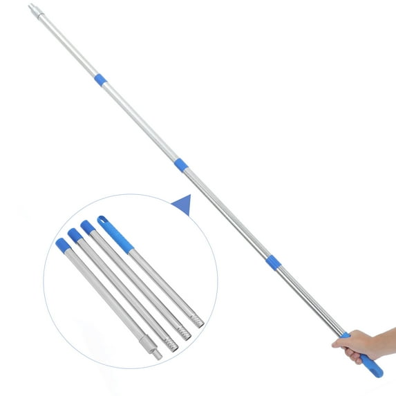 Rhewides 1 Set Bulb Changer Pole Ceiling Light Bulb Rod Telescopic Bulb Changing Tool Extension Pole