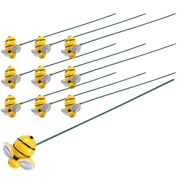 Rhewides 10pcs Rustic Simulation Stakes for Outdoor Patio Yard Garden Home Decor Decorative Figurines