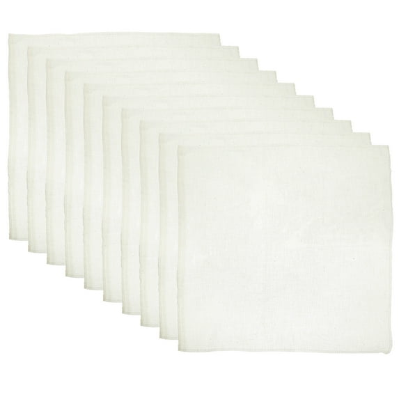 OFFIGAM Reusable Cotton Fabric Strainers for Cooking and Filtration, Beige, - and