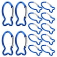 thumbnail image 1 of OFFIGAM 15-Pack Metal Carabiner Clips for Outdoor Camping Hiking Backpack Gear and Survival Use, 1 of 11