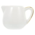 thumbnail image 1 of OFFIGAM White Ceramic Container with Handle, 1Pc Sauce and Beverage Pitcher for Kitchen and Dining Use, 1 of 11