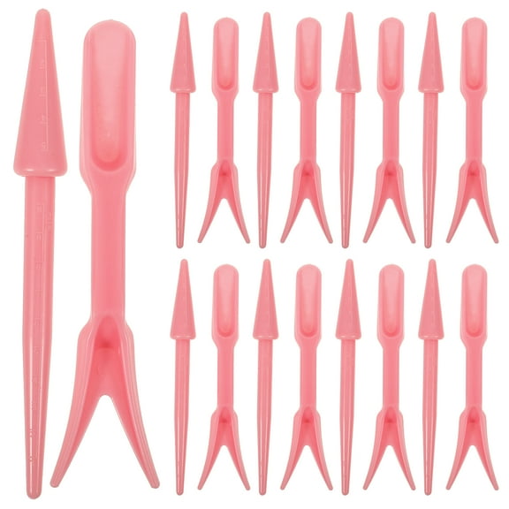 OFFIGAM 20-Piece Red Garden Set for Easy Planting, Sowing, and Compost Hole Handling Tools