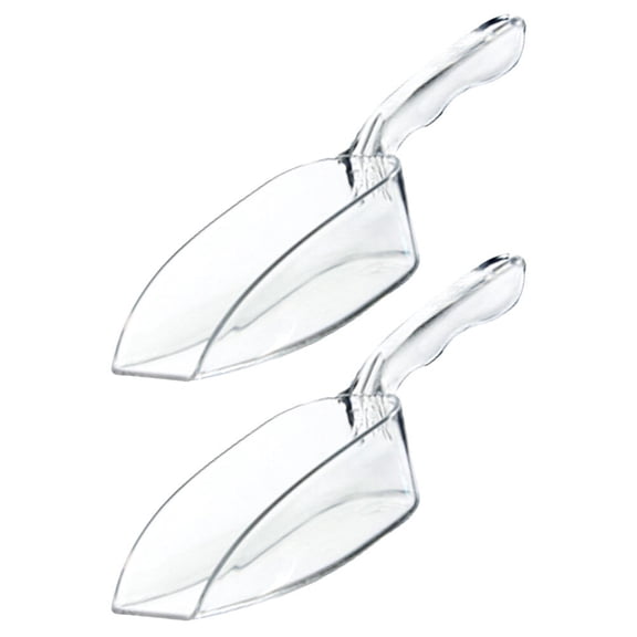 OFFIGAM 2-Pack Clear Nut Scoop Kitchen Tool for Baking and Cooking, PC Material for Home Use