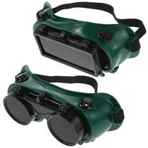 Rhewides 2pcs Welding Goggles Flip-up Safety Glasses Welder Eye Protection Glasses Welding Eyeglasses