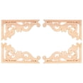 thumbnail image 1 of OFFIGAM European Style Decorative Wood Onlay Molding Unpainted Applique for Walls, Doors, Cabinets - Easy to Paint, 1 of 11