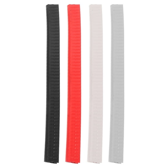 OFFIGAM 4-Pack Skateboard Edge Protectors with PVC and Steel, Anti-Collision Guards for Deck Edges in Assorted Colors