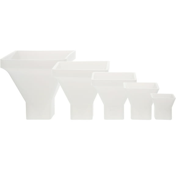 OFFIGAM Craft Casting Molds Pyramid For Soap Making 5Pack 3.5X3.0X3.0in